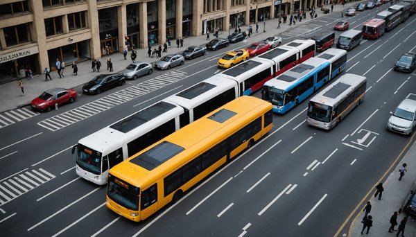 Comparatif des solutions de transport partagé en milieu urbain